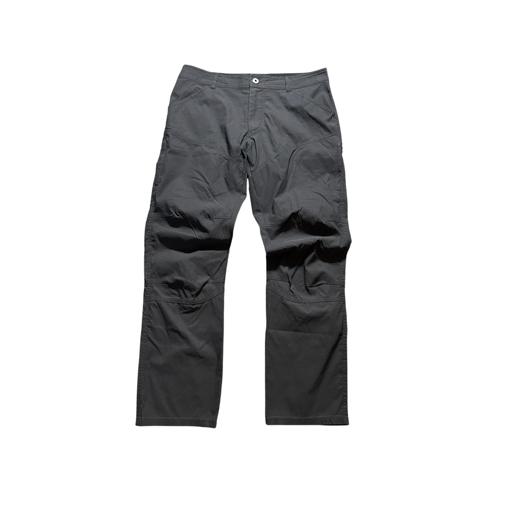 KUHL Hiking Pants Mens 36x32 Gray Articulated Knee Outdoor Straight Leg 108846